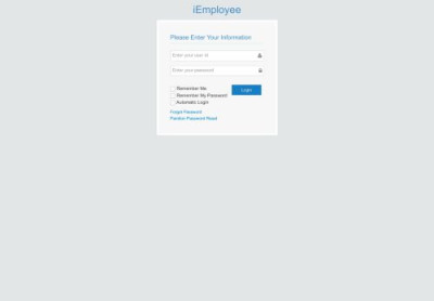 iEmployee Login iEmployee Login