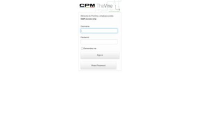 TheVine - Mobile Login TheVine - Mobile Login