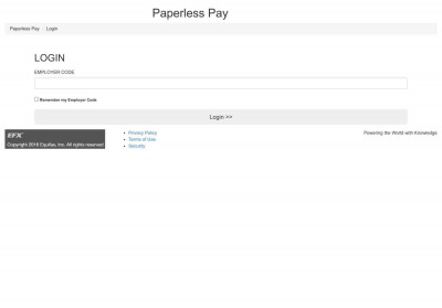 Welcome to ePayroll - Paperless Pay Login Welcome to ePayroll - Paperless Pay Login