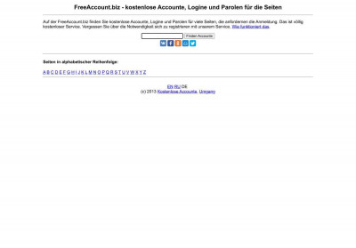 Seiten, die mit dem Buchstaben f - FreeAccount.biz Seiten, die mit dem Buchstaben f - FreeAccount.biz