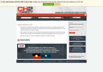 CH2 Direct - Online Ordering CH2 Direct - Online Ordering