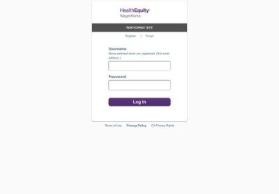 Participant Login Participant Login