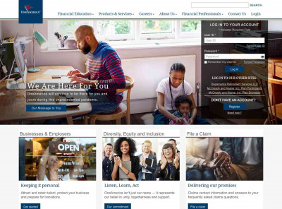 Log in to your account - OneAmerica Log in to your account - OneAmerica