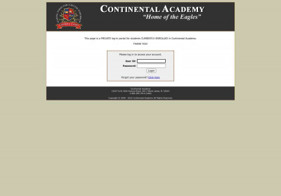 Continental Academy: Login Continental Academy: Login