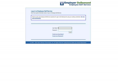 Employee Self Service - Employer On Demand Employee Self Service - Employer On Demand