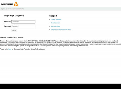 Conduent Self-Service Password Reset— (SSPR) Conduent Self-Service Password Reset— (SSPR)