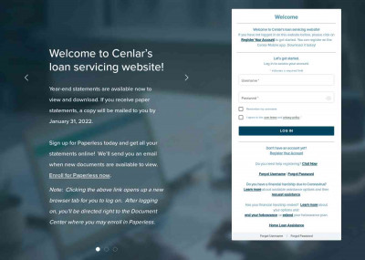 CENLAR FSB - Login CENLAR FSB - Login