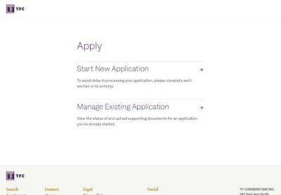 Login - Apply - TF Cornerstone Login - Apply - TF Cornerstone