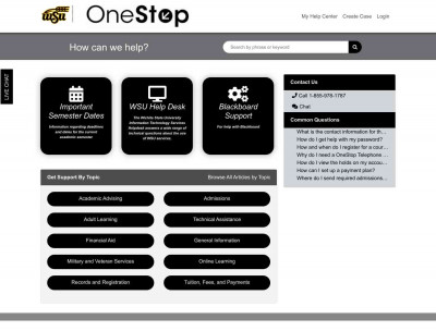 Wichita State OneStop Wichita State OneStop