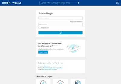 Webmail Login | IONOS Webmail Login | IONOS