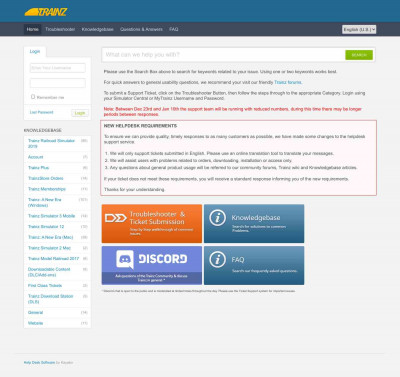 TMR Known Issues and Session Guidance - Trainz Support TMR Known Issues and Session Guidance - Trainz Support