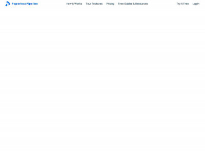 Welcome to Paperless Pipeline! Welcome to Paperless Pipeline!