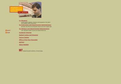 MIT WebSIS MIT WebSIS