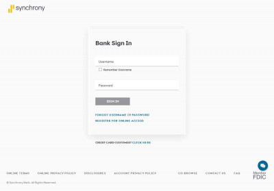 Synchrony Bank: Log In To Your Account Synchrony Bank: Log In To Your Account