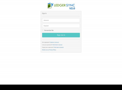Sign In - Ledger Sync Sign In - Ledger Sync