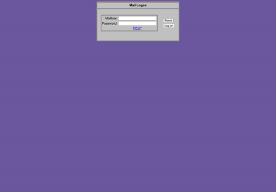 Mail Server Web Console Login Screen Mail Server Web Console Login Screen