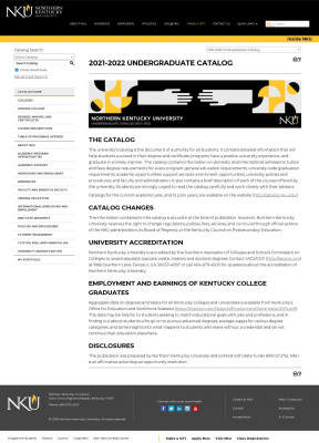 Program: Computer Science, BS - Northern Kentucky University Program: Computer Science, BS - Northern Kentucky University