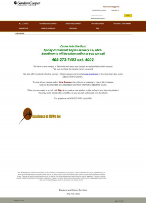 Login - Gordon Cooper Technology Center Login - Gordon Cooper Technology Center