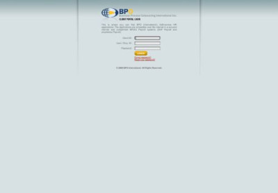 BPO International Client Services Login Page BPO International Client Services Login Page