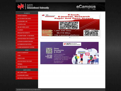 eCampus V3 - INTI International University eCampus V3 - INTI International University