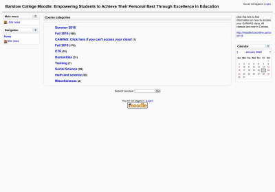 Login to the site - Barstow College Moodle Login to the site - Barstow College Moodle