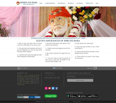 Live Shirdi Sai Baba Darshan, Aarti | Worldwide Live Shirdi Sai Baba Darshan, Aarti | Worldwide