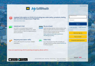 MyUofMHealth - Login Page MyUofMHealth - Login Page