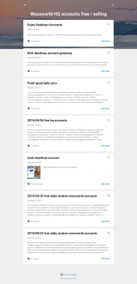 2019/09/25 free daily random woozworld accounts 2019/09/25 free daily random woozworld accounts
