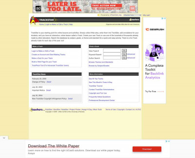 Welcome to QuizStar! - 4teachers.org - TrackStar : Welcome to QuizStar! - 4teachers.org - TrackStar :
