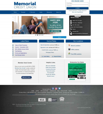 Memorial Credit Union: Home Memorial Credit Union: Home
