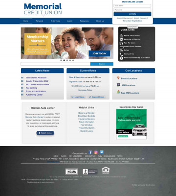 MCU Online - Memorial Credit Union MCU Online - Memorial Credit Union