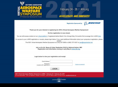 2021 Virtual Aerospace Warfare Symposium (vAWS) 2021 Virtual Aerospace Warfare Symposium (vAWS)