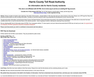 Effective Jan. 1, 2016 "Customer agrees to maintain a HCTRA ... Effective Jan. 1, 2016 "Customer agrees to maintain a HCTRA ...