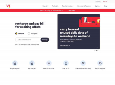 Vi™ - Mobile Recharge | Bill Payments | New Connection ... Vi™ - Mobile Recharge | Bill Payments | New Connection ...