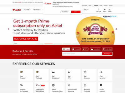 Prepaid Recharge, Online Recharge, Mobile Recharge - Airtel Prepaid Recharge, Online Recharge, Mobile Recharge - Airtel