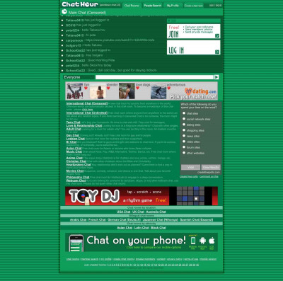 Chat Hour - Mobile Free Chat Rooms and Social Network Chat Hour - Mobile Free Chat Rooms and Social Network