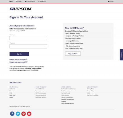 USPS.com® - Sign In USPS.com® - Sign In