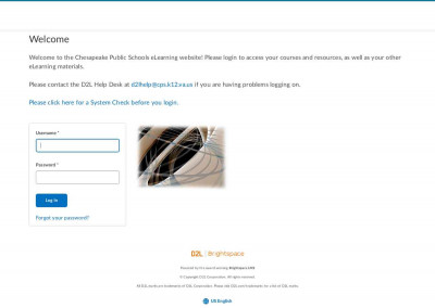 Chesapeake Public Schools: Login - D2L Chesapeake Public Schools: Login - D2L