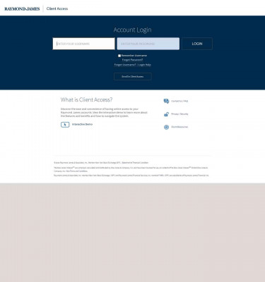 Help with Login - Password Reset - Raymond James | Client ... Help with Login - Password Reset - Raymond James | Client ...