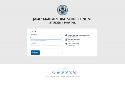Welcome to James Madison High School | Student Portal Welcome to James Madison High School | Student Portal