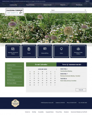 My Account • Caledonia Charter Township, MI • CivicEngage My Account • Caledonia Charter Township, MI • CivicEngage