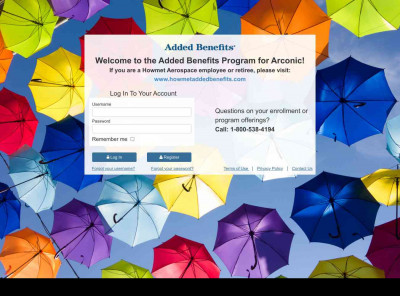 the Added Benefits Program for Arconic! the Added Benefits Program for Arconic!