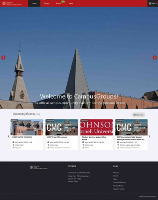 Technology Services - CampusGroups at Johnson at Cornell ... Technology Services - CampusGroups at Johnson at Cornell ...