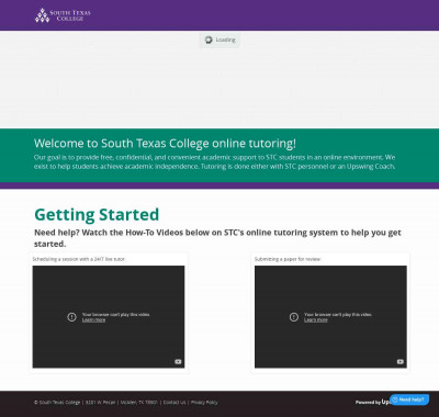 South Texas College Online Tutoring: Login South Texas College Online Tutoring: Login