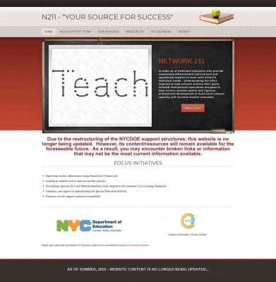NYCDOE's Advance: NYC Performance Assessments - N211 NYCDOE's Advance: NYC Performance Assessments - N211