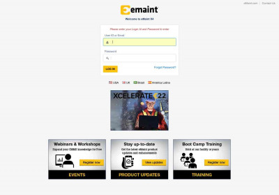 eMaint User Login eMaint User Login