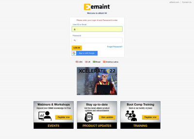 eMaint User Login - eMaint X4 eMaint User Login - eMaint X4