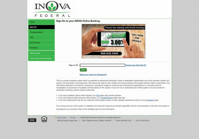 access.doc - Online Banking - INOVA Federal Credit Union access.doc - Online Banking - INOVA Federal Credit Union
