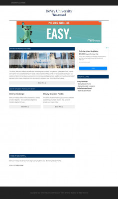 DeVry Student Portal DeVry Student Portal