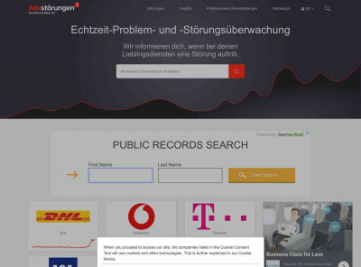 Arcor aktuelle Probleme, Fehler und Störungen | Allestörungen Arcor aktuelle Probleme, Fehler und Störungen | Allestörungen